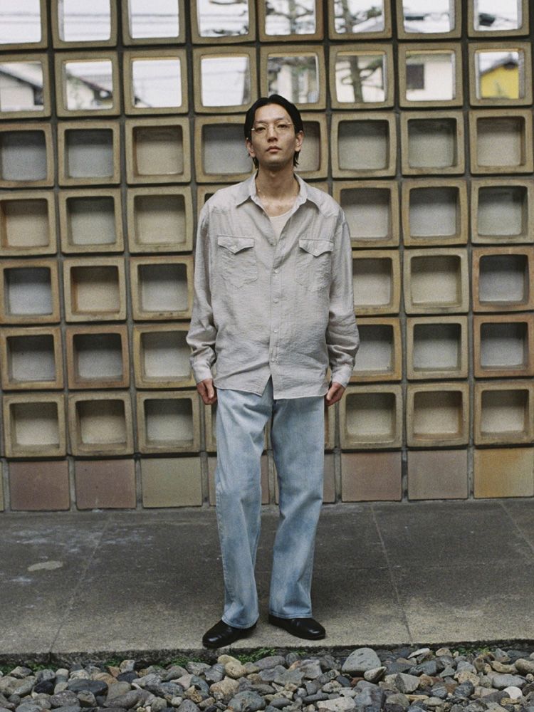 SILK RAYON WESTERN SHIRT