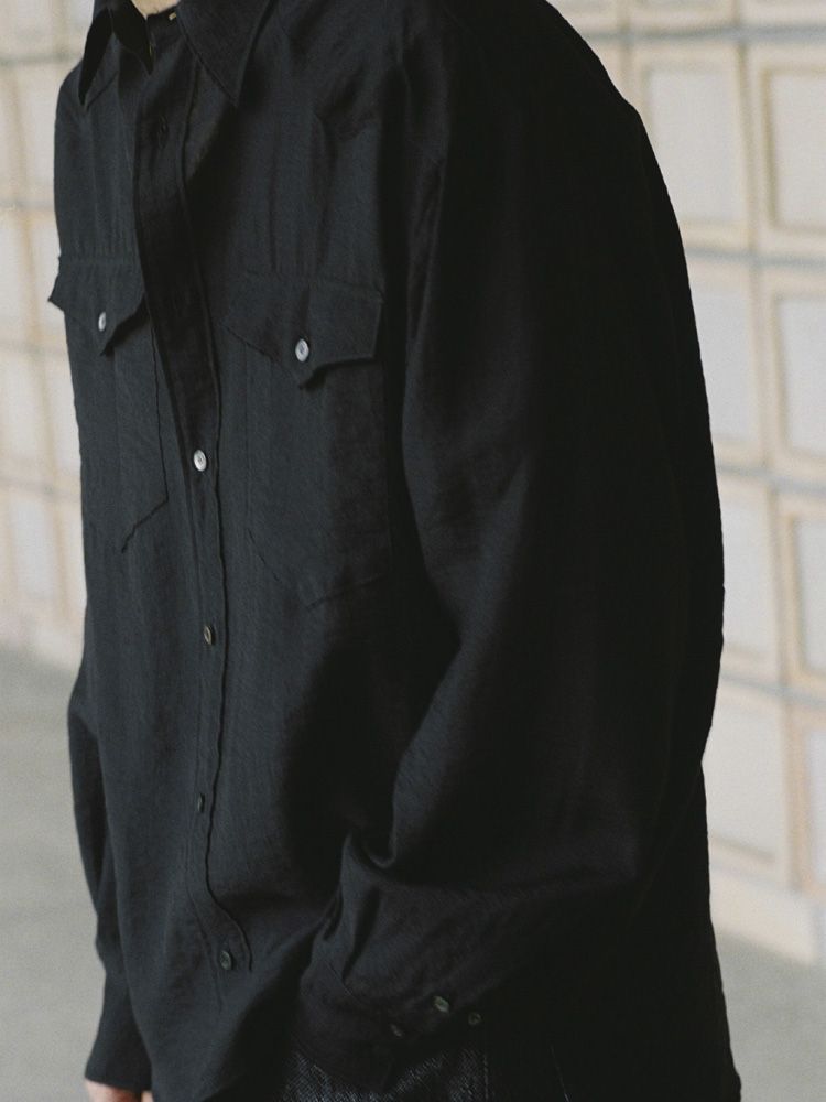 SILK RAYON WESTERN SHIRT