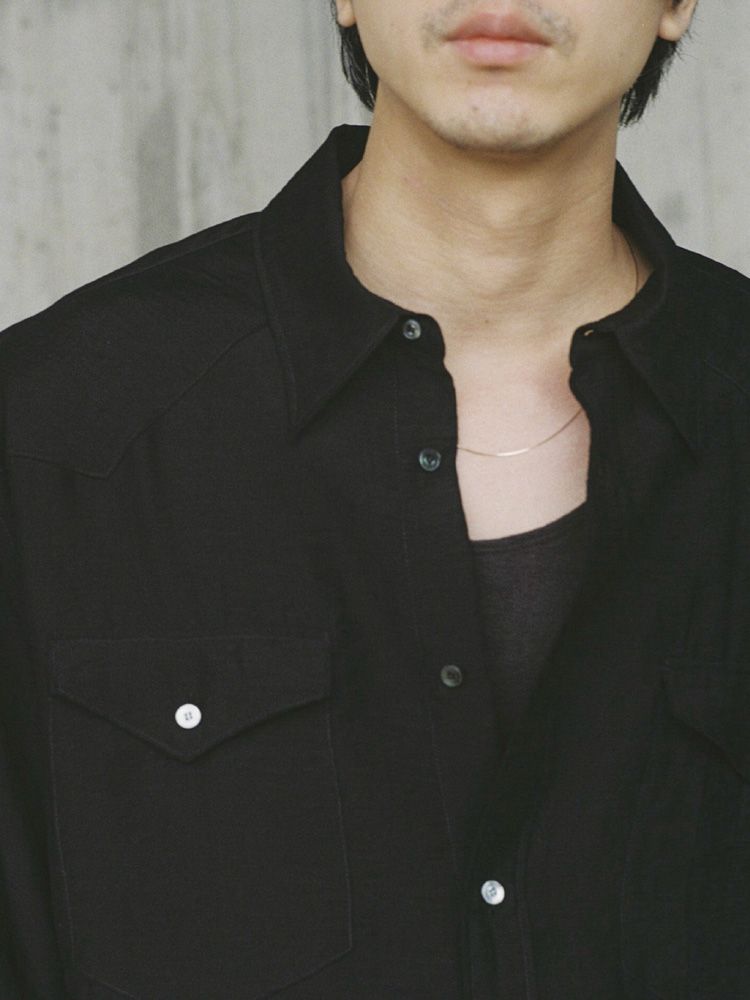 SILK RAYON WESTERN SHIRT