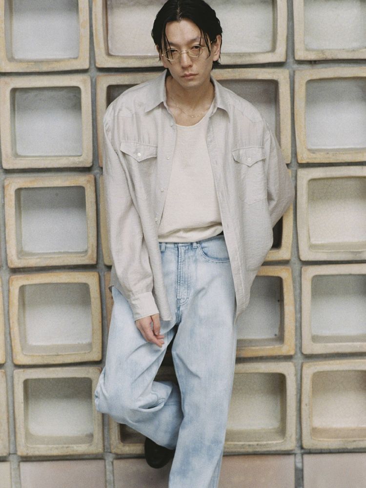 SILK RAYON WESTERN SHIRT