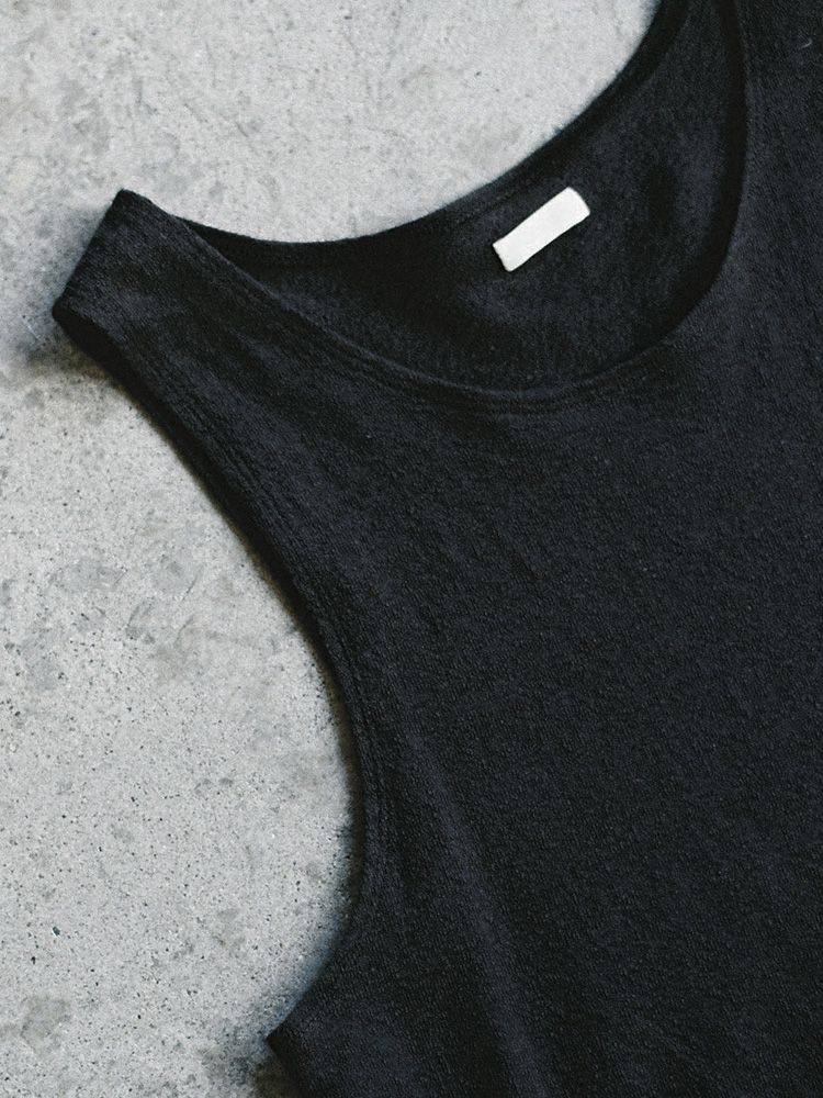 LINEN SLUB TANK TOP
