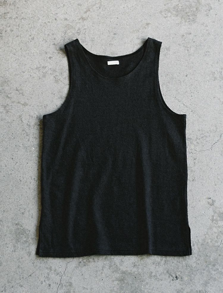 LINEN SLUB TANK TOP
