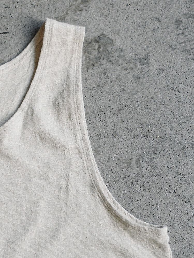 LINEN SLUB TANK TOP