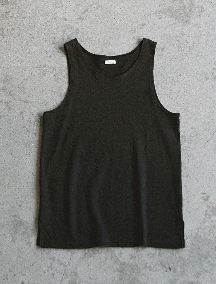 LINEN SLUB TANK TOP