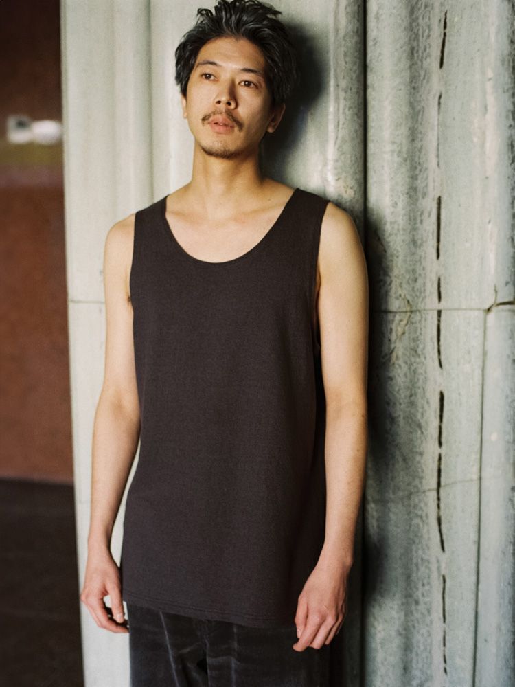 LINEN SLUB TANK TOP