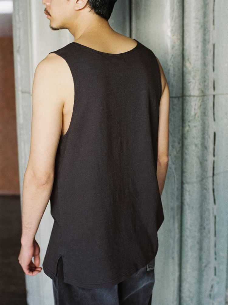 LINEN SLUB TANK TOP