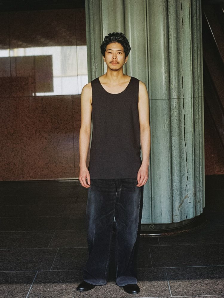 LINEN SLUB TANK TOP