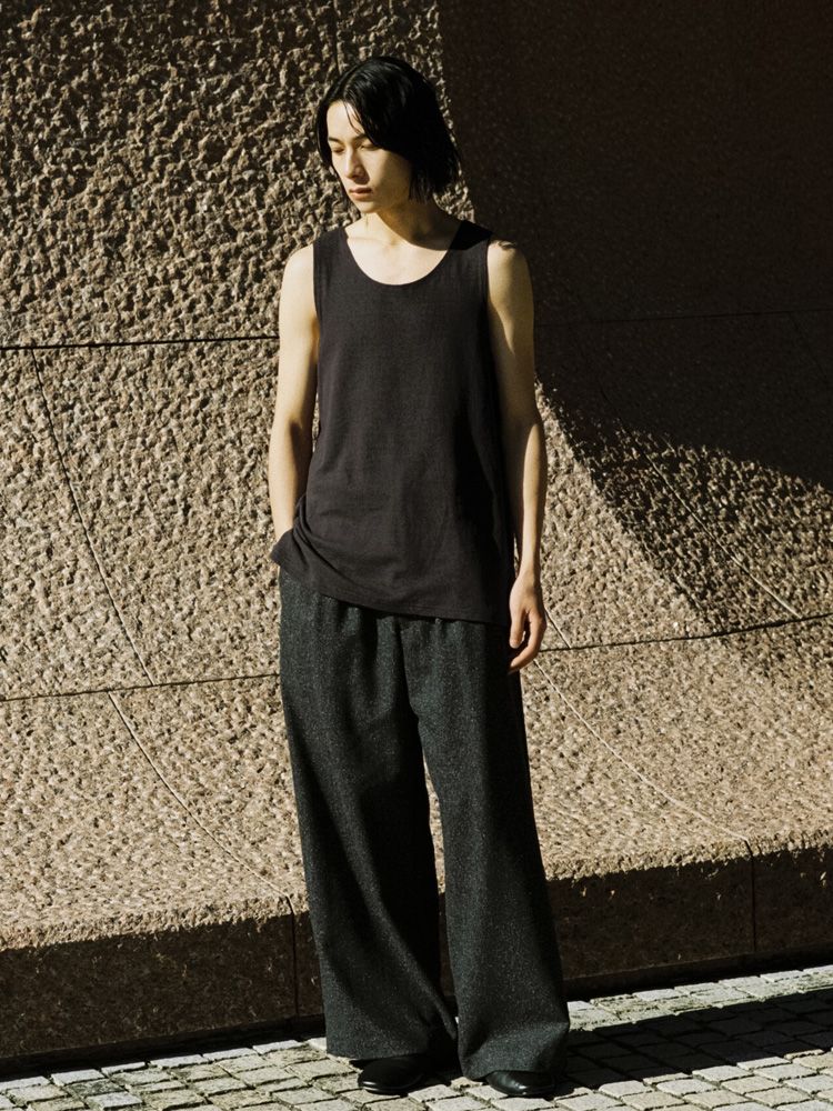 LINEN SLUB TANK TOP