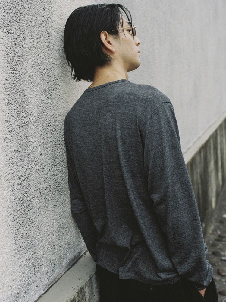 MERINO WOOL L/S TEE
