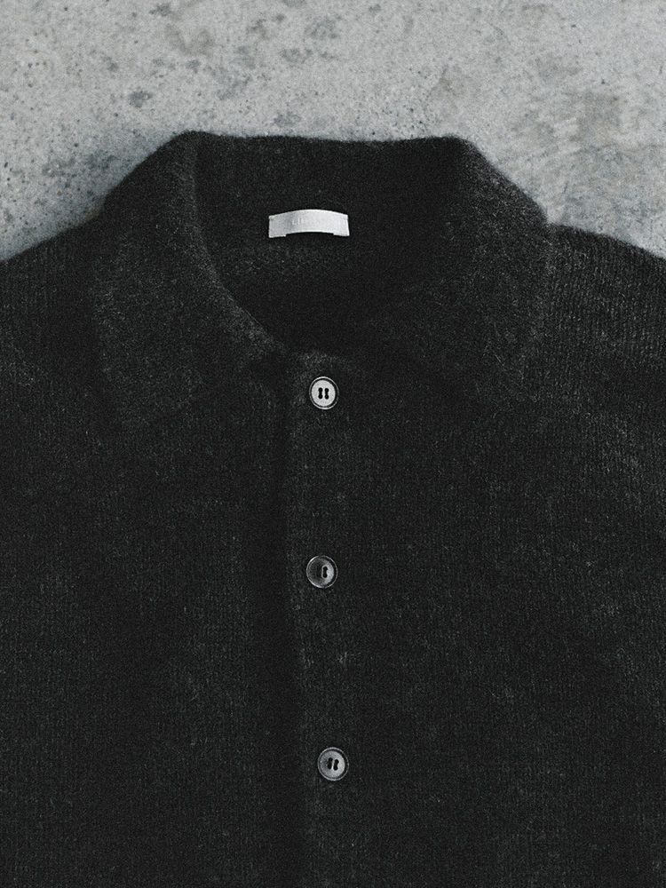 ALPACA KNIT SHIRT CARDIGAN