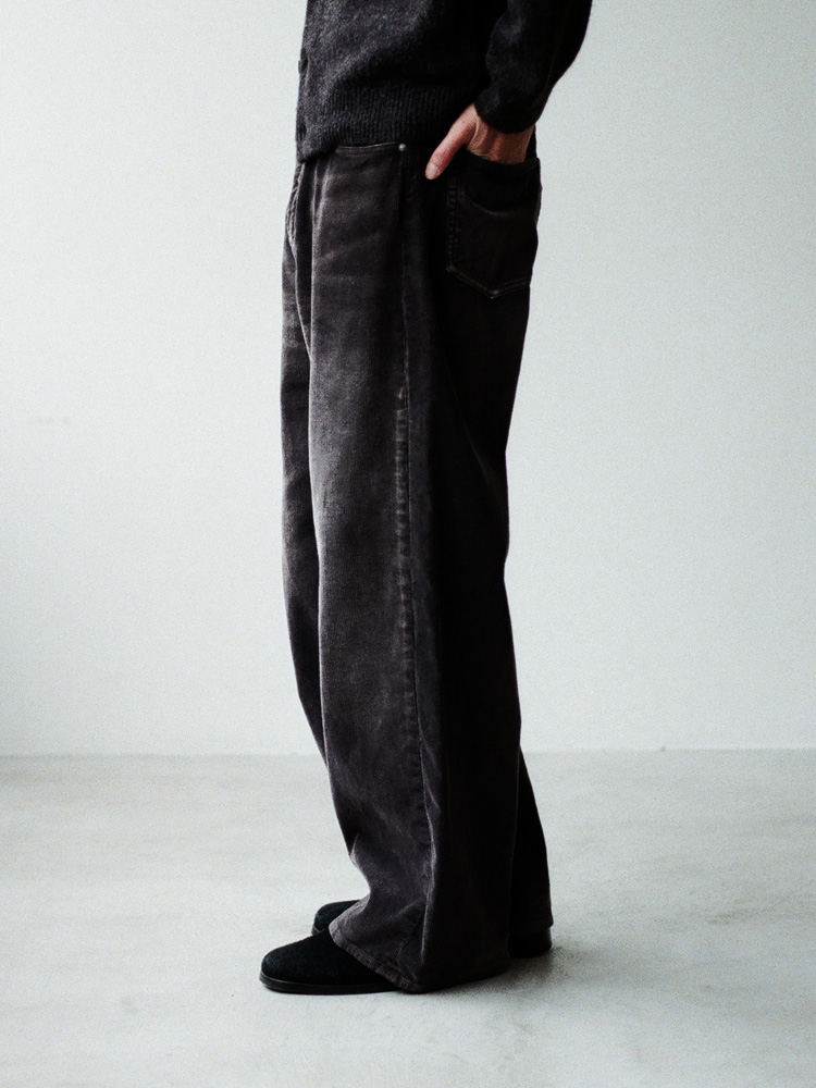 SUNBURN AGED CORDUROY PANTS