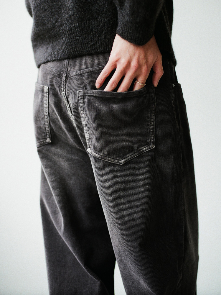 SUNBURN AGED CORDUROY PANTS