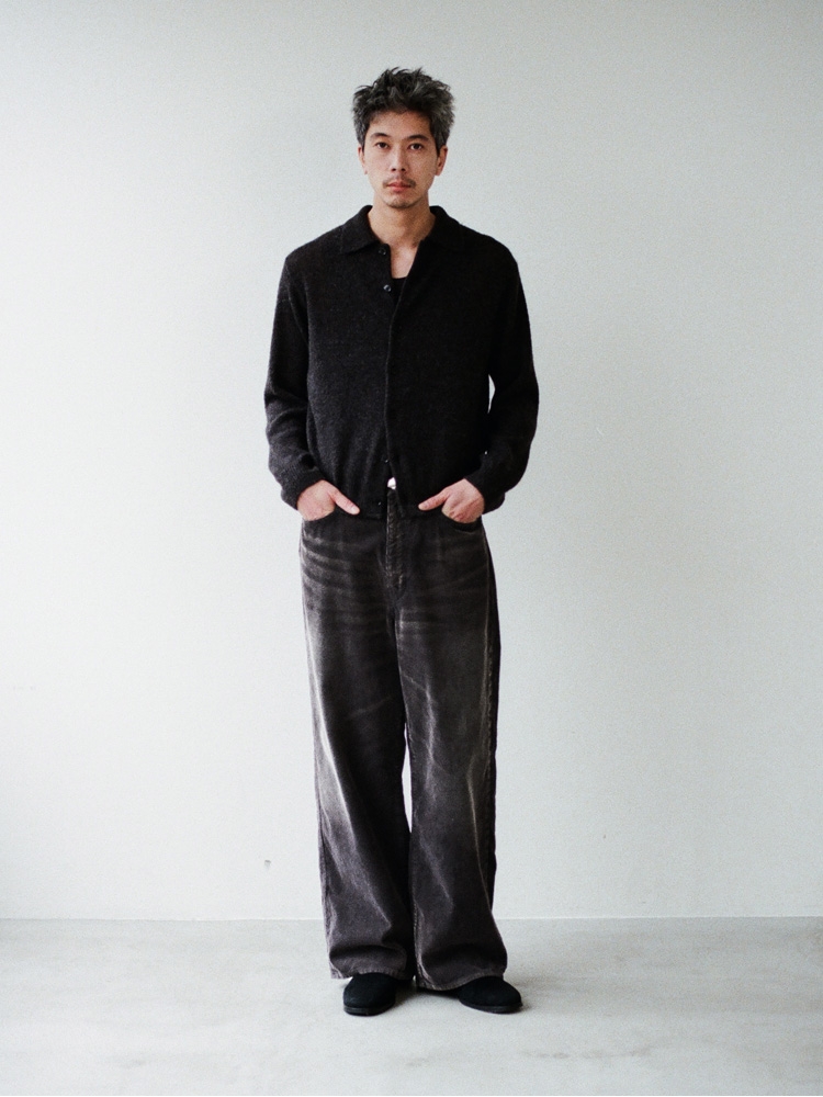 SUNBURN AGED CORDUROY PANTS