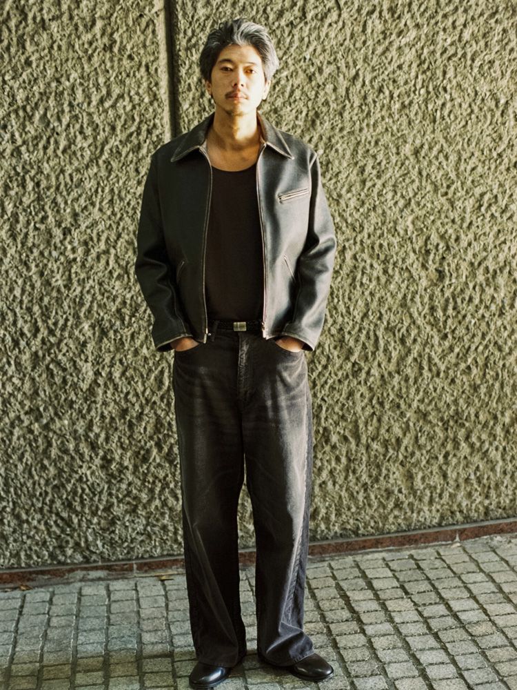 SUNBURN AGED CORDUROY PANTS