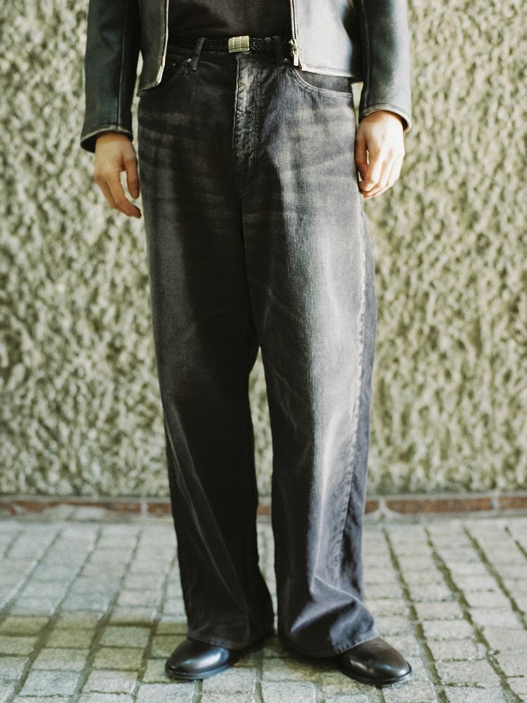 SUNBURN AGED CORDUROY PANTS