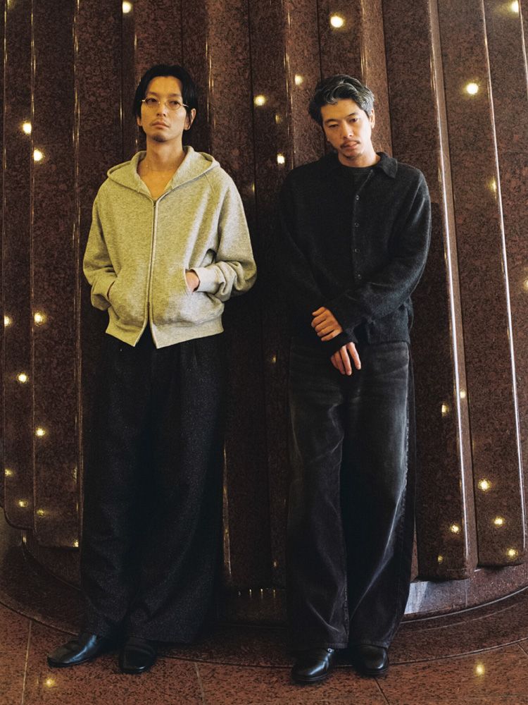 SUNBURN AGED CORDUROY PANTS