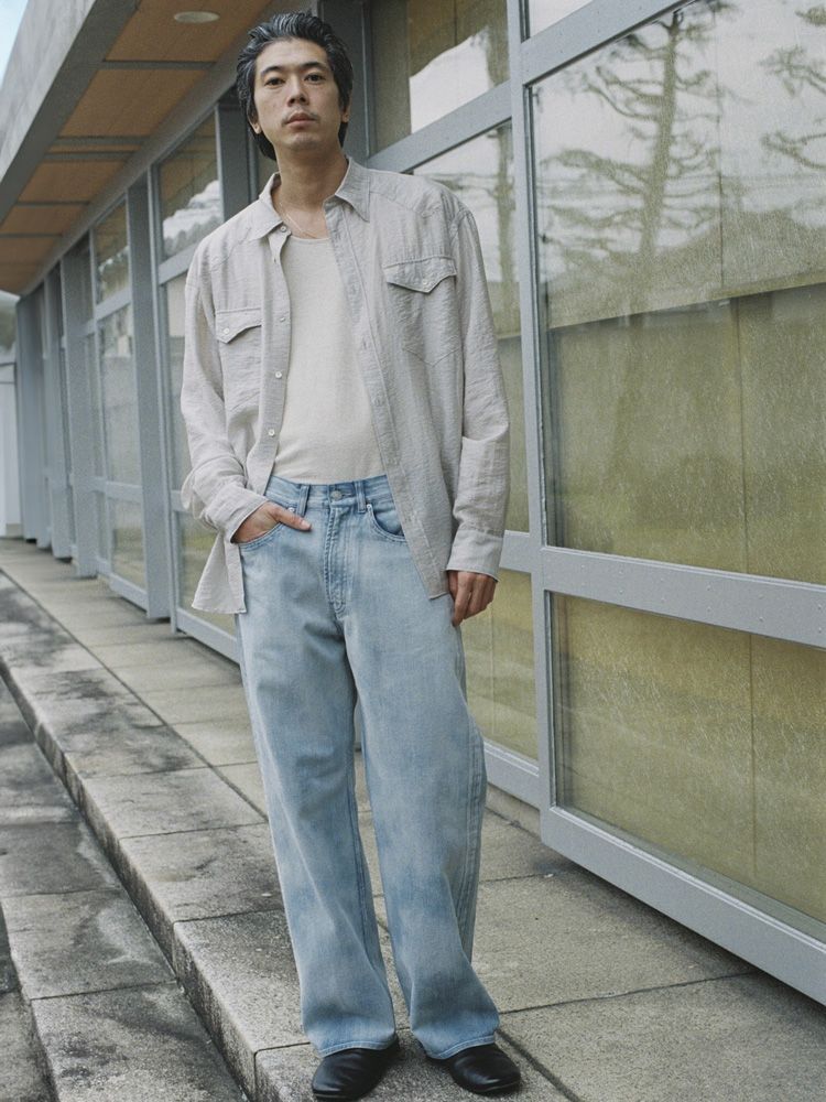FADED HERITAGE DENIM PANTS