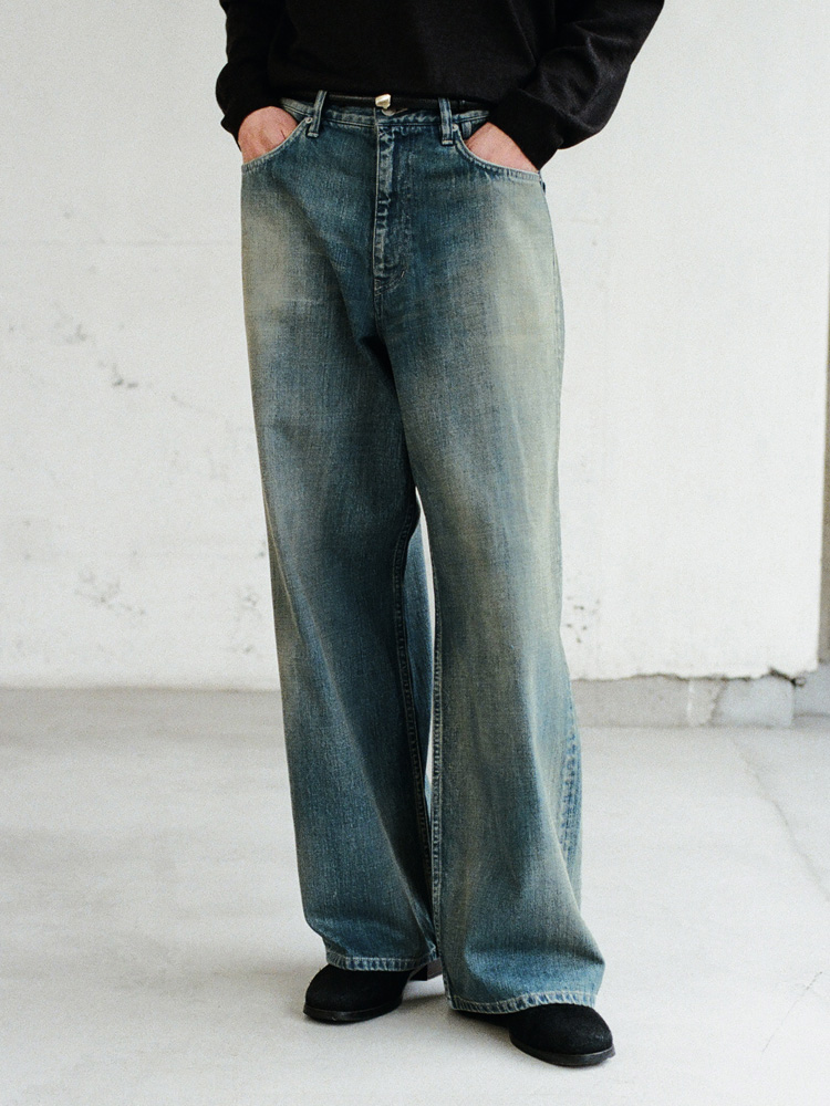 SEMI WIDE HERITAGE DENIM PANTS