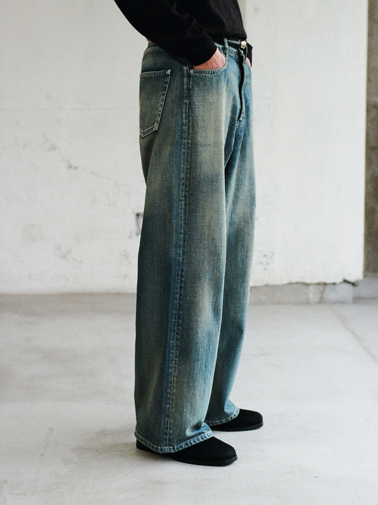 SEMI WIDE HERITAGE DENIM PANTS