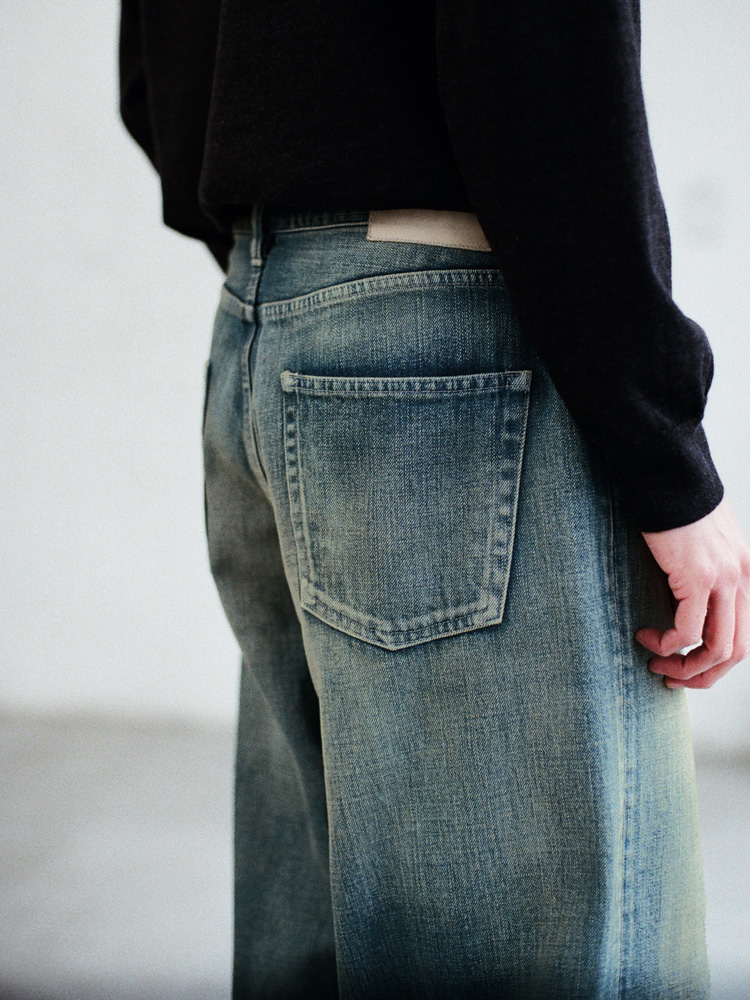 SEMI WIDE HERITAGE DENIM PANTS