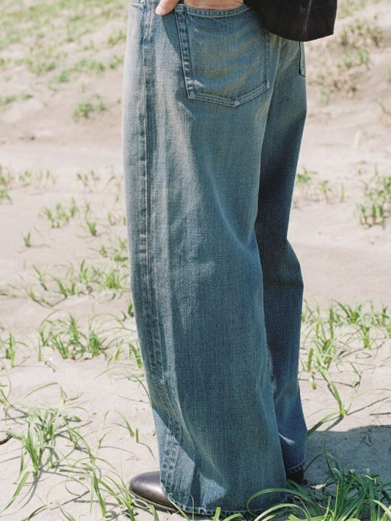 SEMI WIDE HERITAGE DENIM PANTS