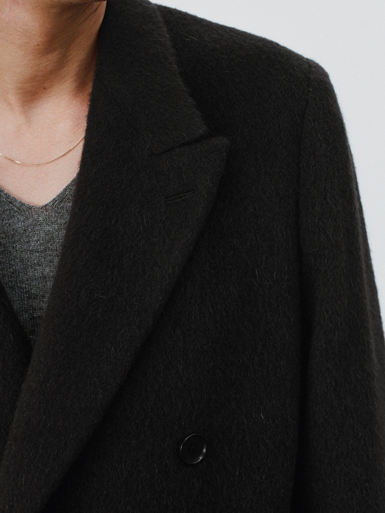 Mo/W Shaggy Chester Coat