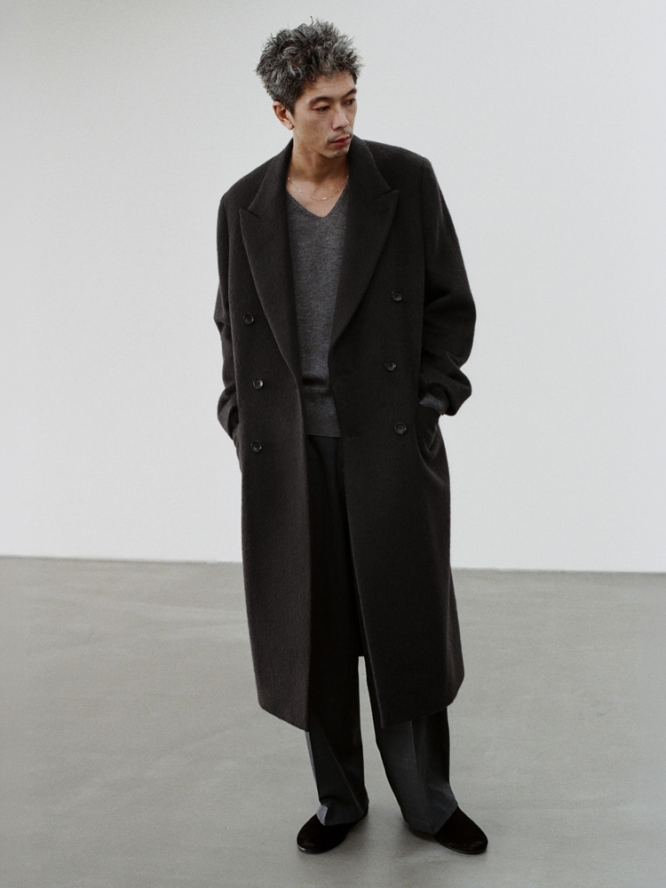 Mo/W Shaggy Chester Coat