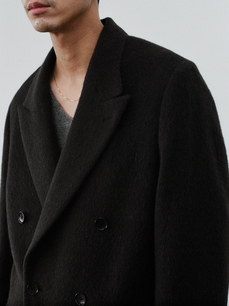Mo/W Shaggy Chester Coat