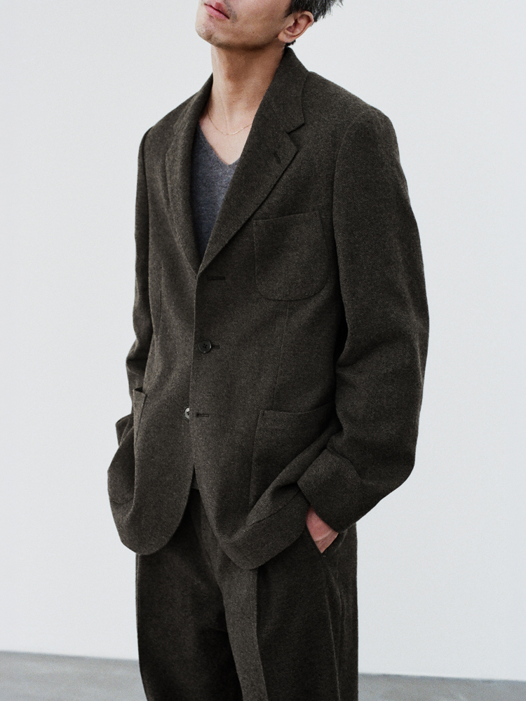 W/Li Tweed Jacket