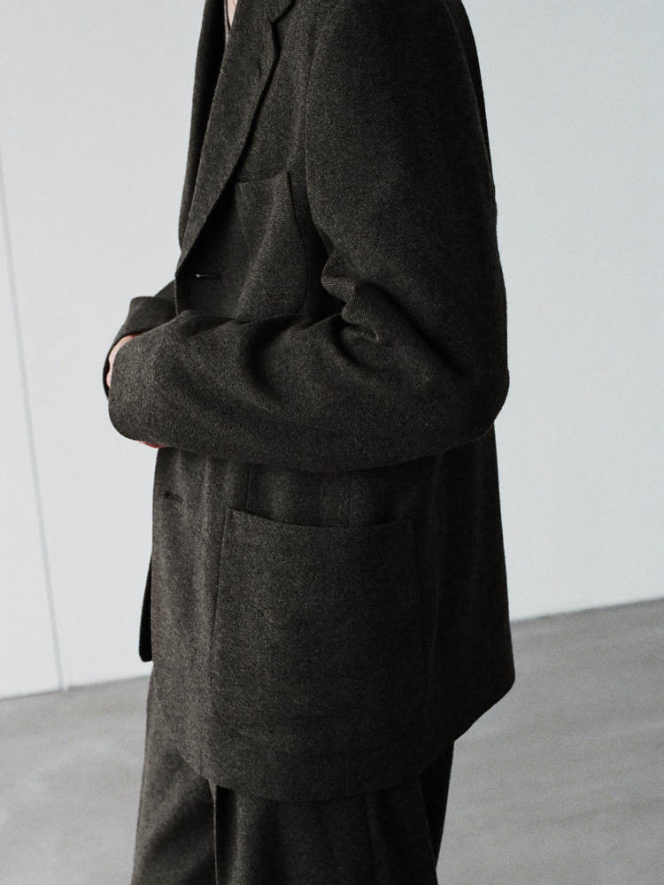 W/Li Tweed Jacket