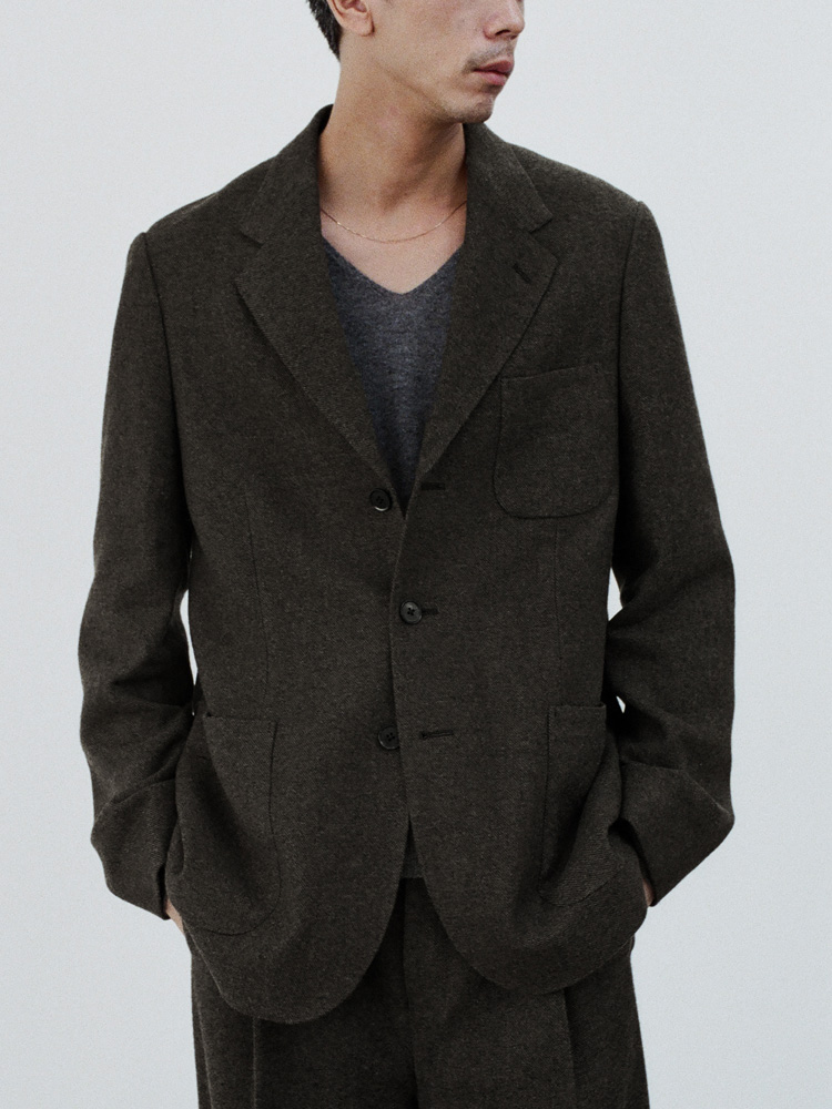 W/Li Tweed Jacket