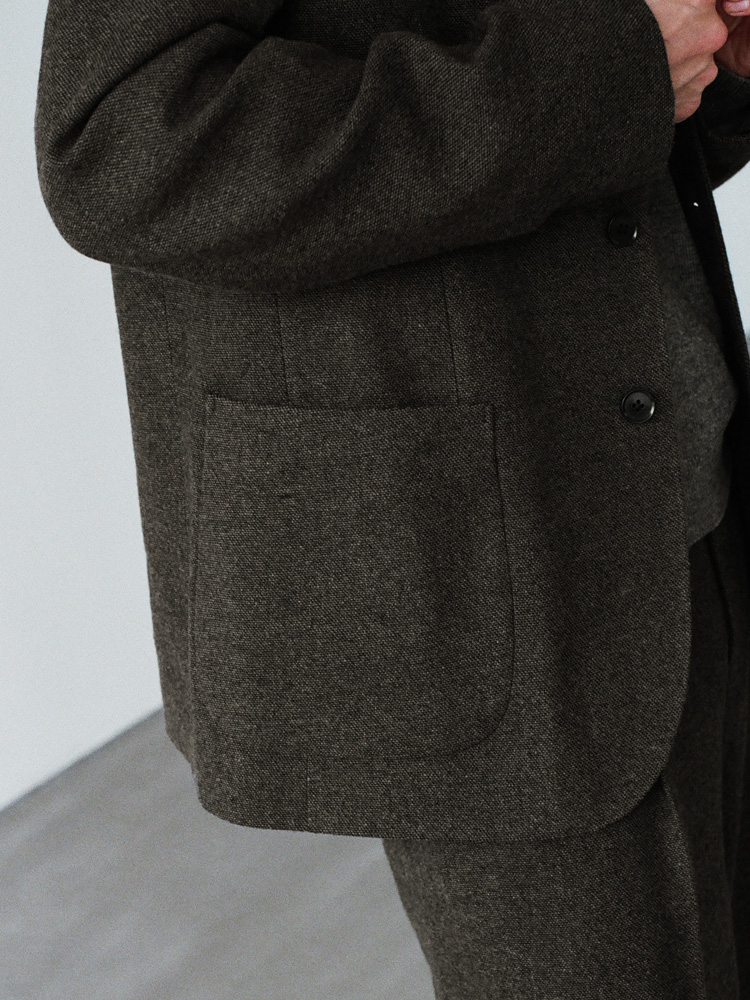 W/Li Tweed Jacket