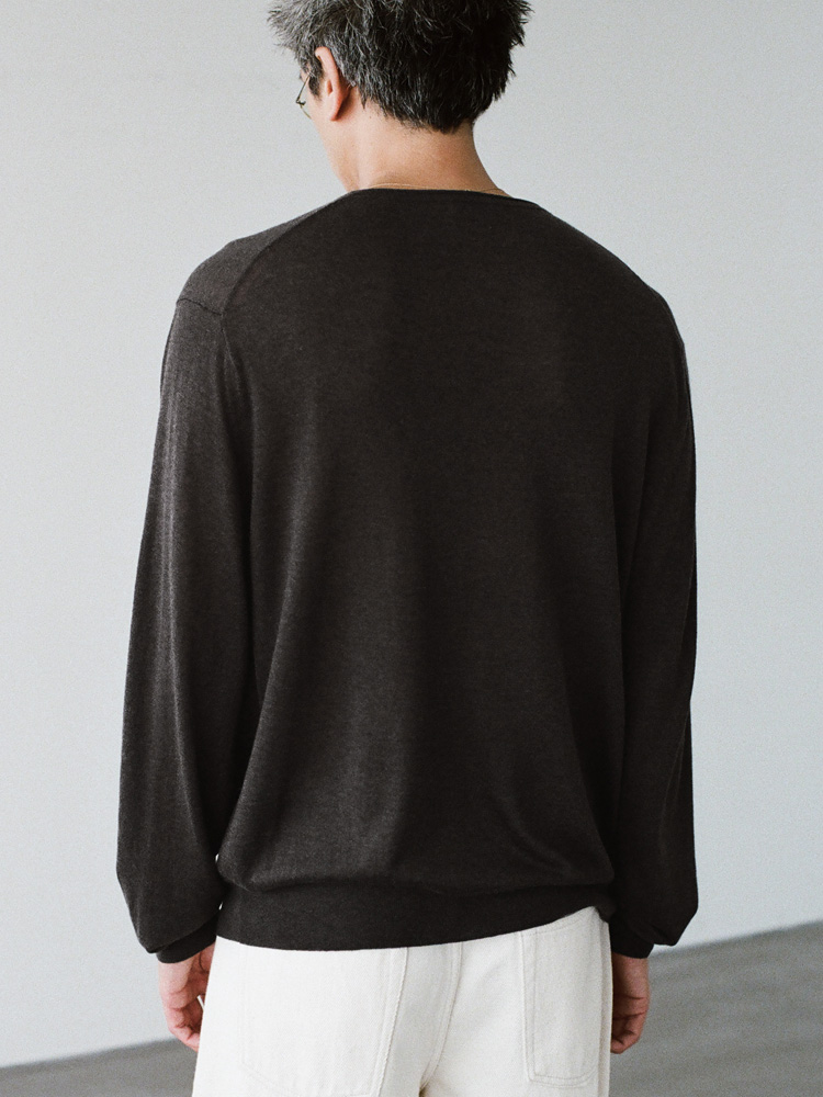Te/Ca Milled Henley Knit