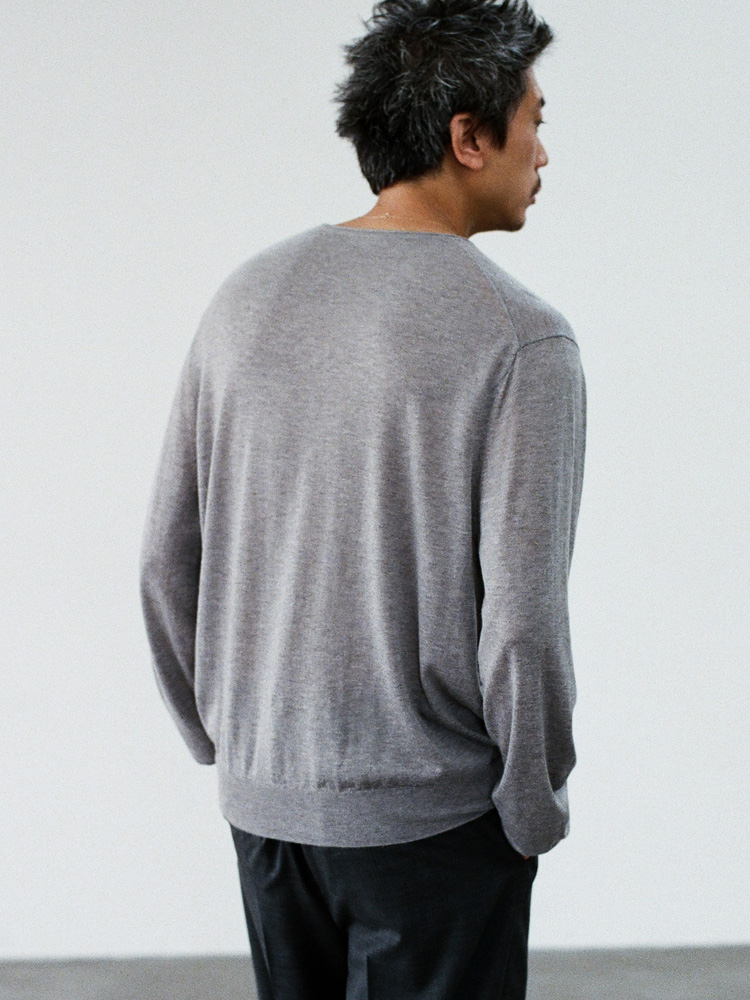 Te/Ca Milled Henley Knit