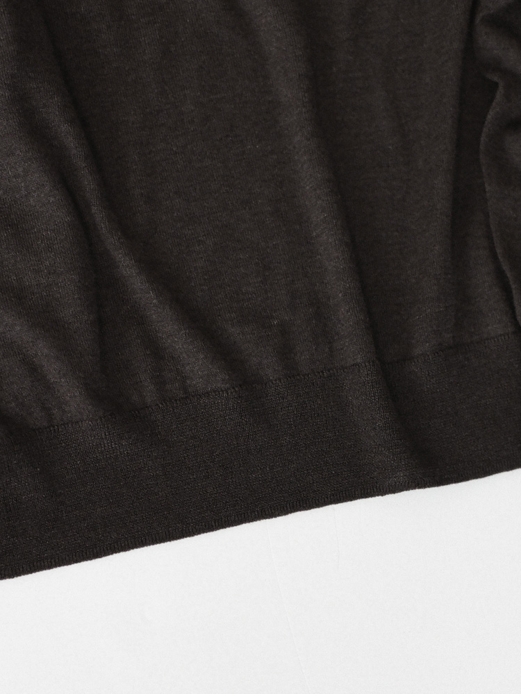 Te/Ca Milled Henley Knit