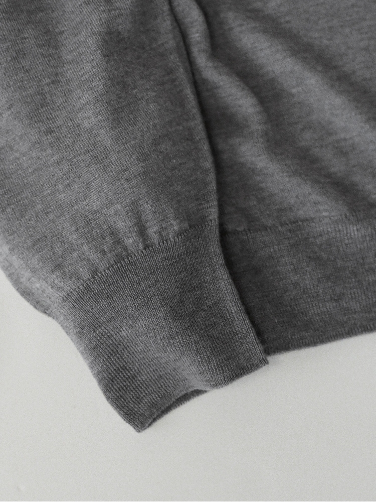 Te/Ca Milled Henley Knit