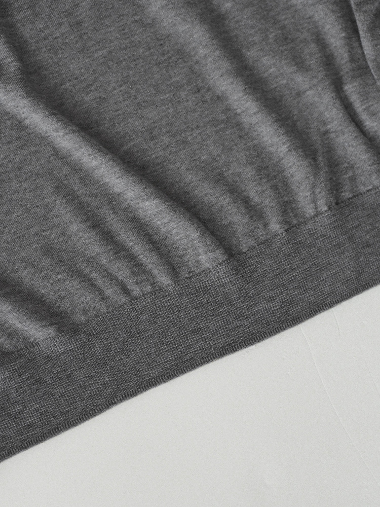 Te/Ca Milled Henley Knit