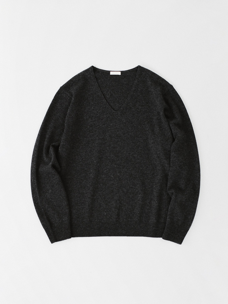 W/Ca Milled V-Neck Knit