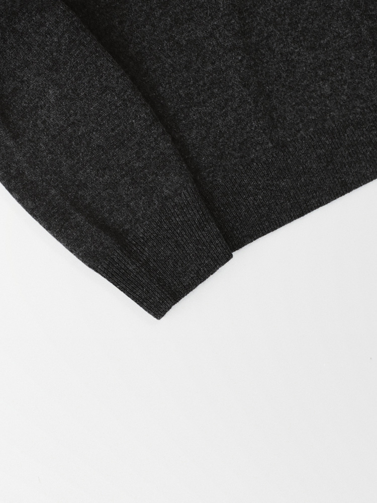 W/Ca Milled V-Neck Knit