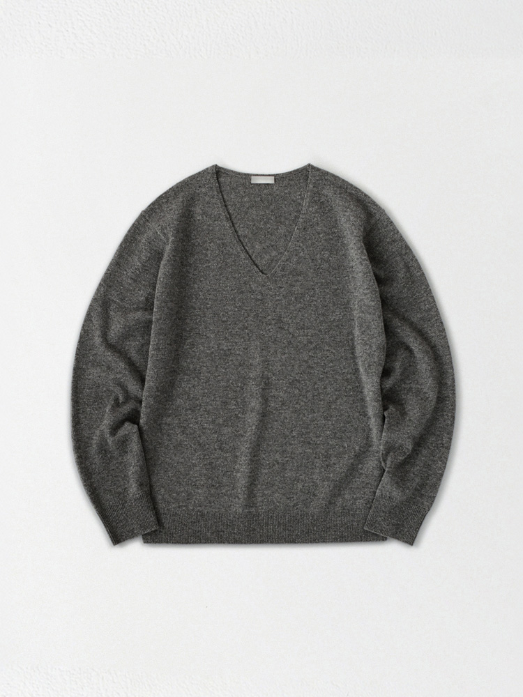 W/Ca Milled V-Neck Knit