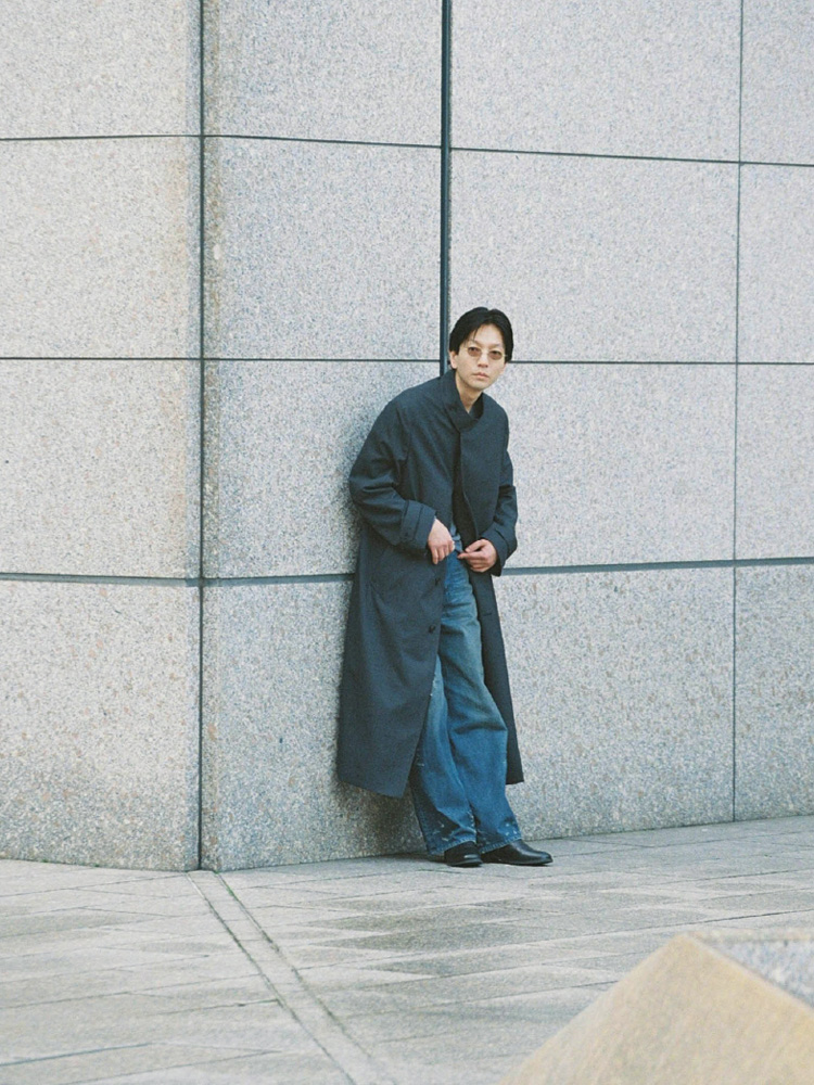 Stand Collar Structured Wool Coat / 商品詳細ページ / LIDNM / Llife