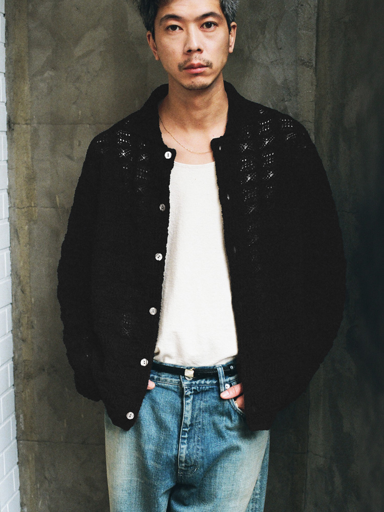 Crochet Knit Lounge Jacket