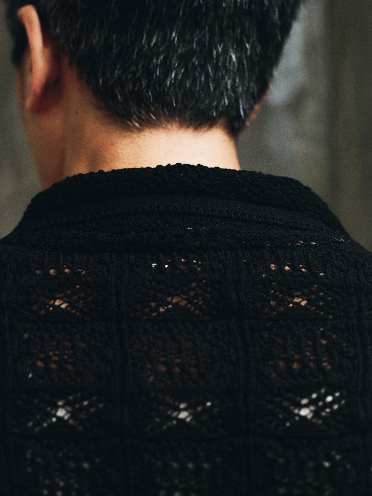 Crochet Knit Lounge Jacket