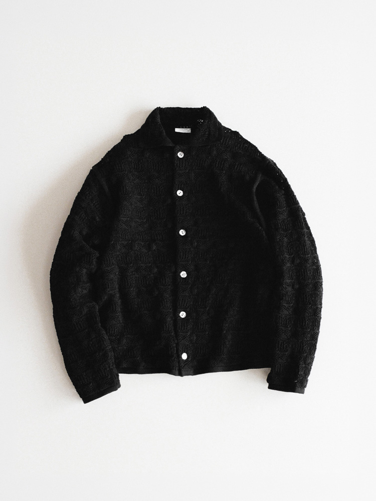 Crochet Knit Lounge Jacket