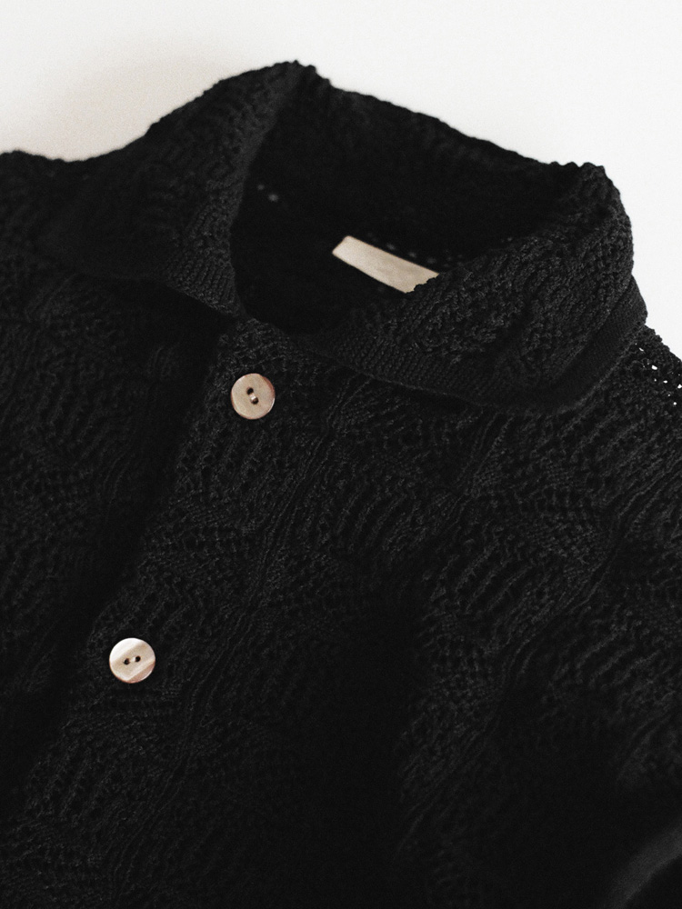 Crochet Knit Lounge Jacket