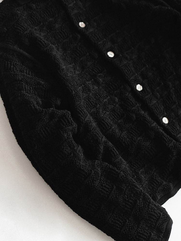 Crochet Knit Lounge Jacket