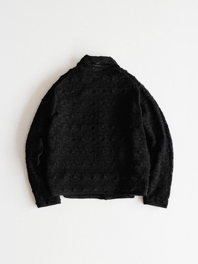 Crochet Knit Lounge Jacket