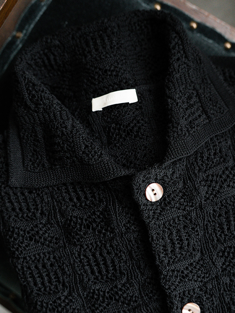 Crochet Knit Lounge Jacket