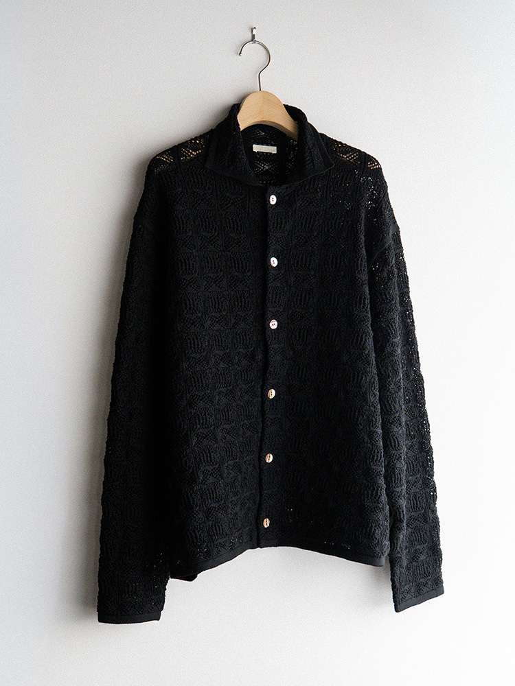 Crochet Knit Lounge Jacket