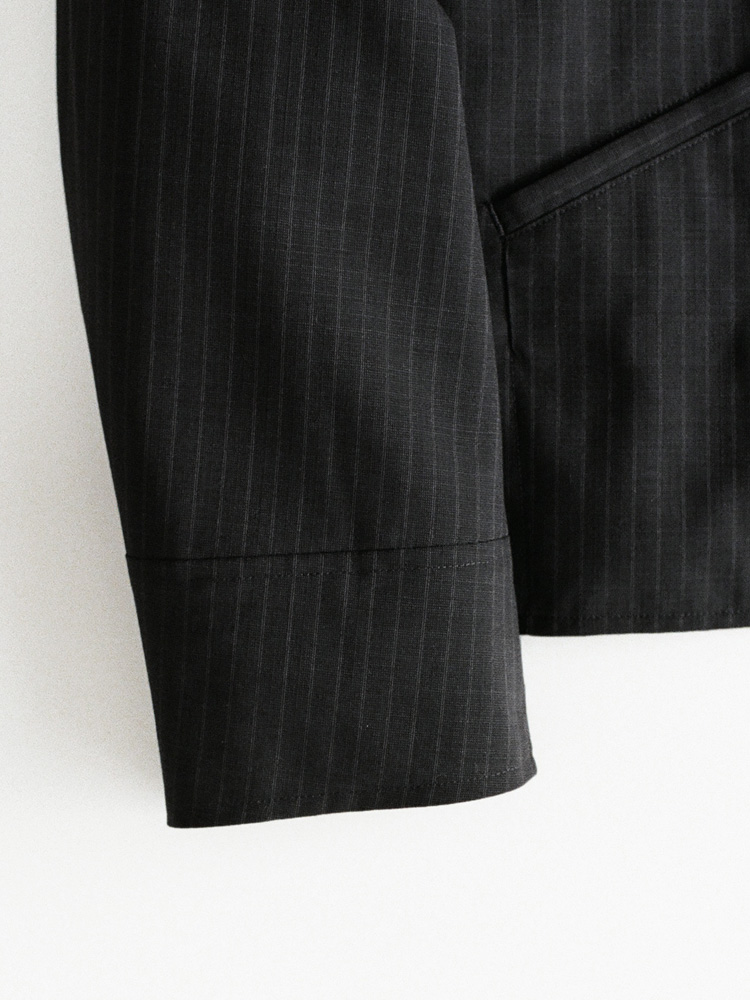 Wool Cropped Sport Jacket